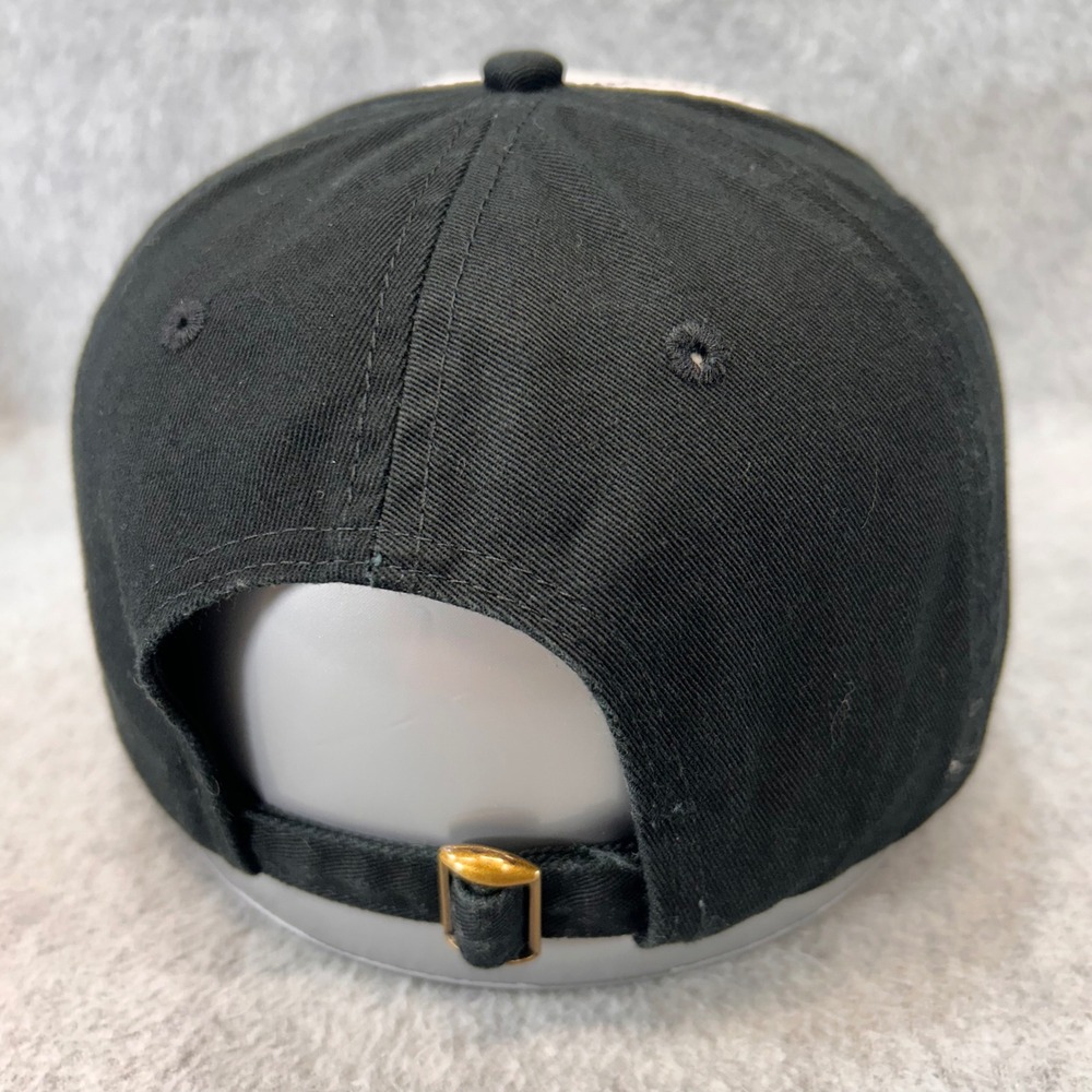 Oklahoma State Pistol Pete Mens Black White Hat Go Pokes Adjustable OSFM - Picture 7 of 12